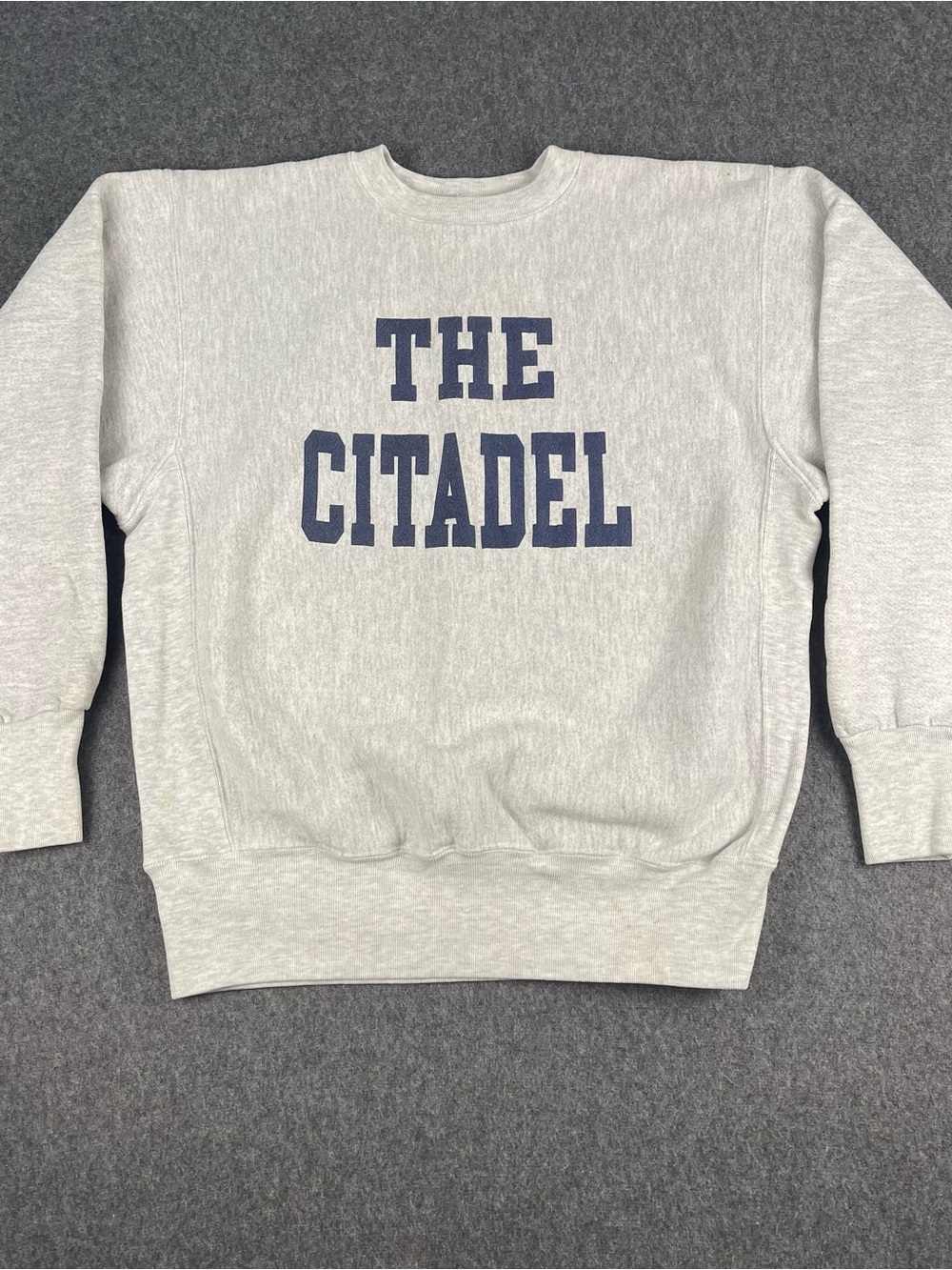 Vintage 90’s The Citadel Cotton Exchange Sweatshirt Mens Large Gray